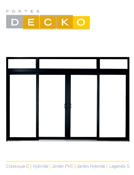 Porte patio | Decko 